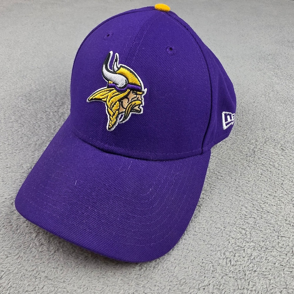 New Era Minnesota Vikings Hat Mens OSFM 9FORTY Adjustable Strapback Purple NFL